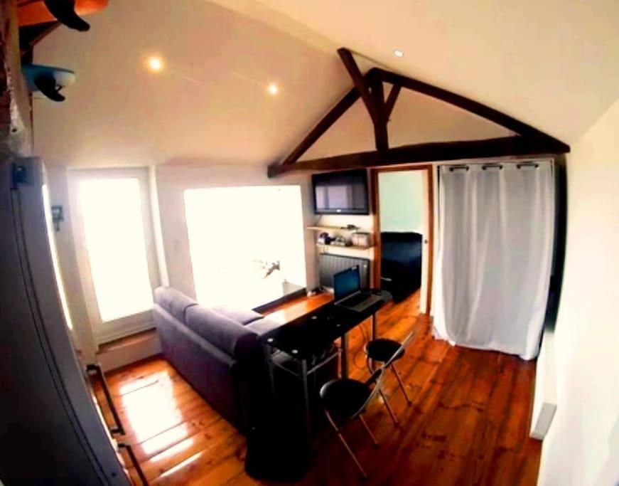 T2 A Anglet Grande Terrasse Vue Mer, Plage A Pied. ภายนอก รูปภาพ